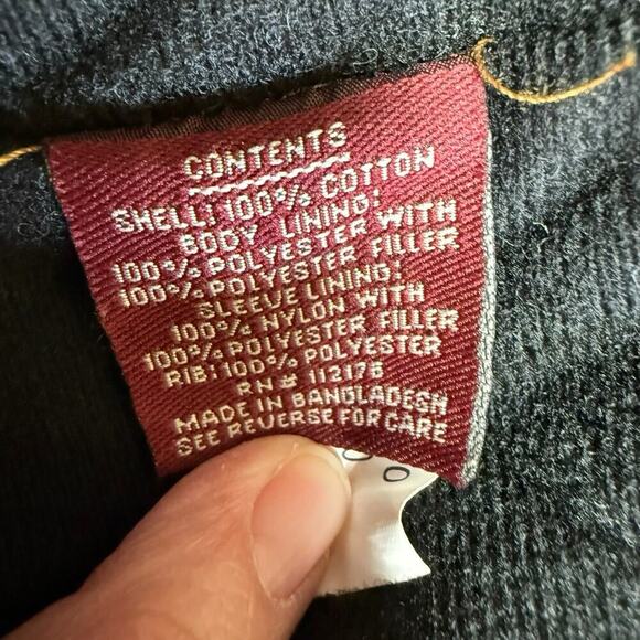 DRI DUCK Cheyenne Boulder Cloth Hooded Jacket with Tricot Quilt Lining Medium - Picture 6 of 10